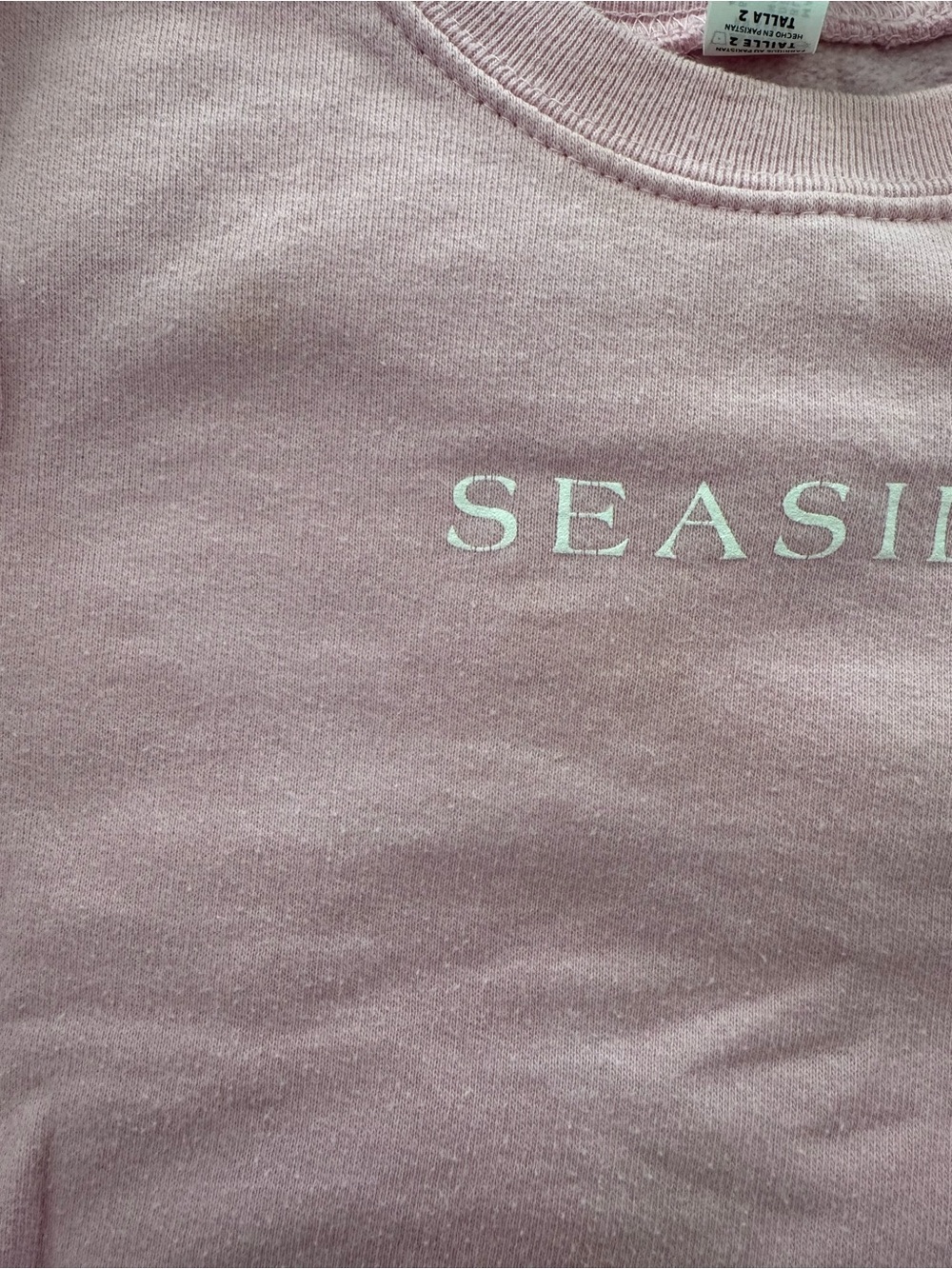 The Seaside Style Pink Crewneck Sweatshirt - Picture 3 of 4